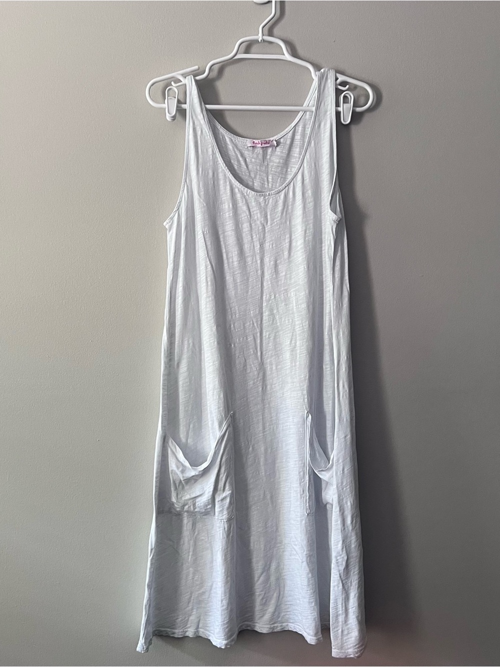 Fresh Produce Women’s 100% Cotton White Tank Dress Size Medium